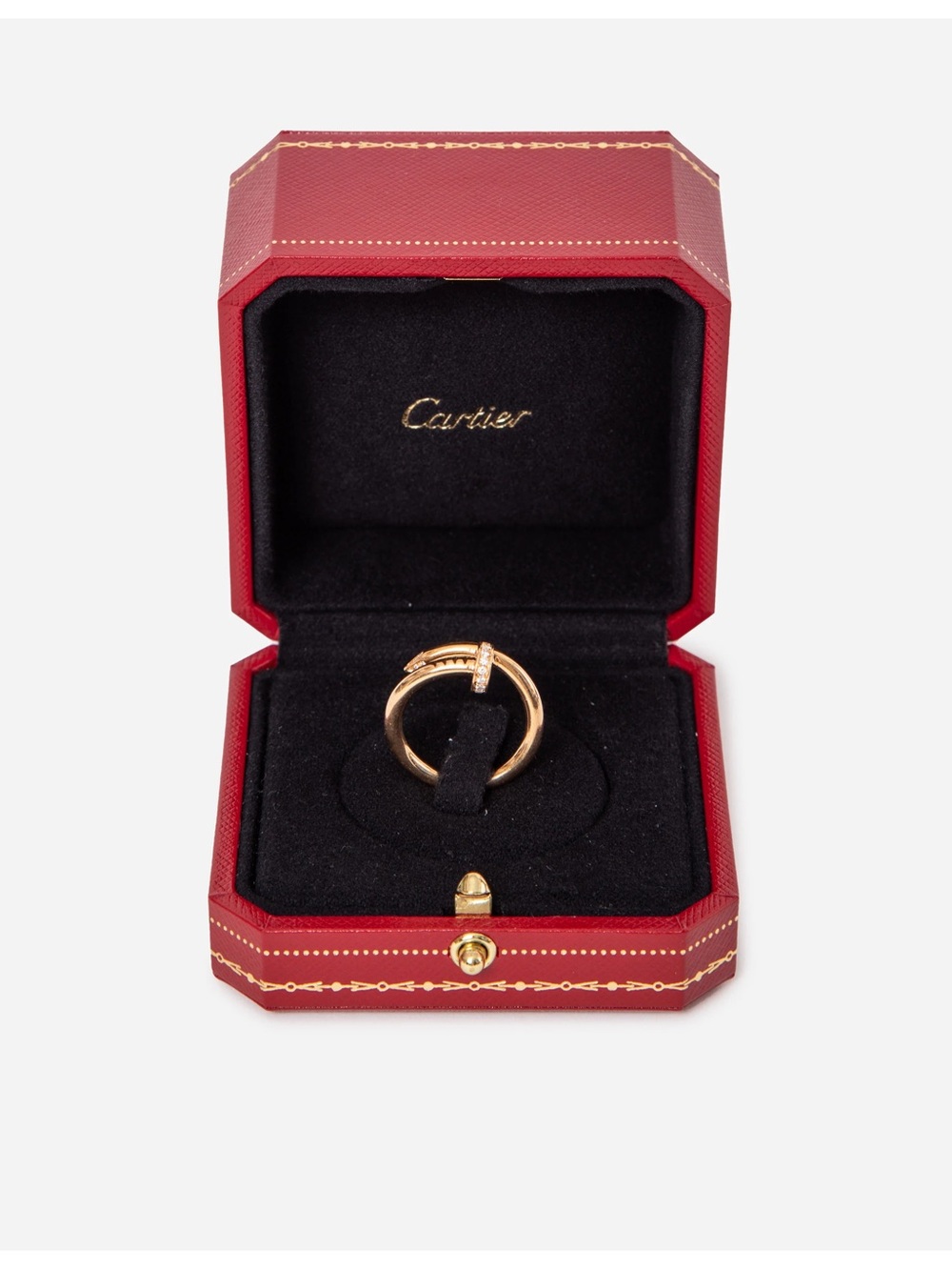 Cartier Classic Model Diamonds/18k yellow gold Juste un Clou Ring